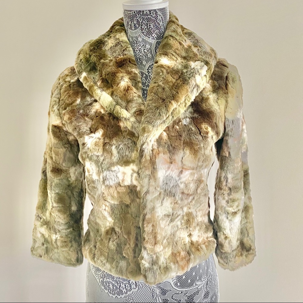 Faux Fur Cropped Jacket